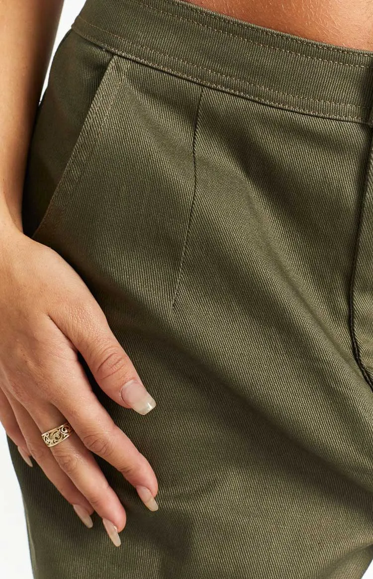 Josie Khaki Cargo Pants