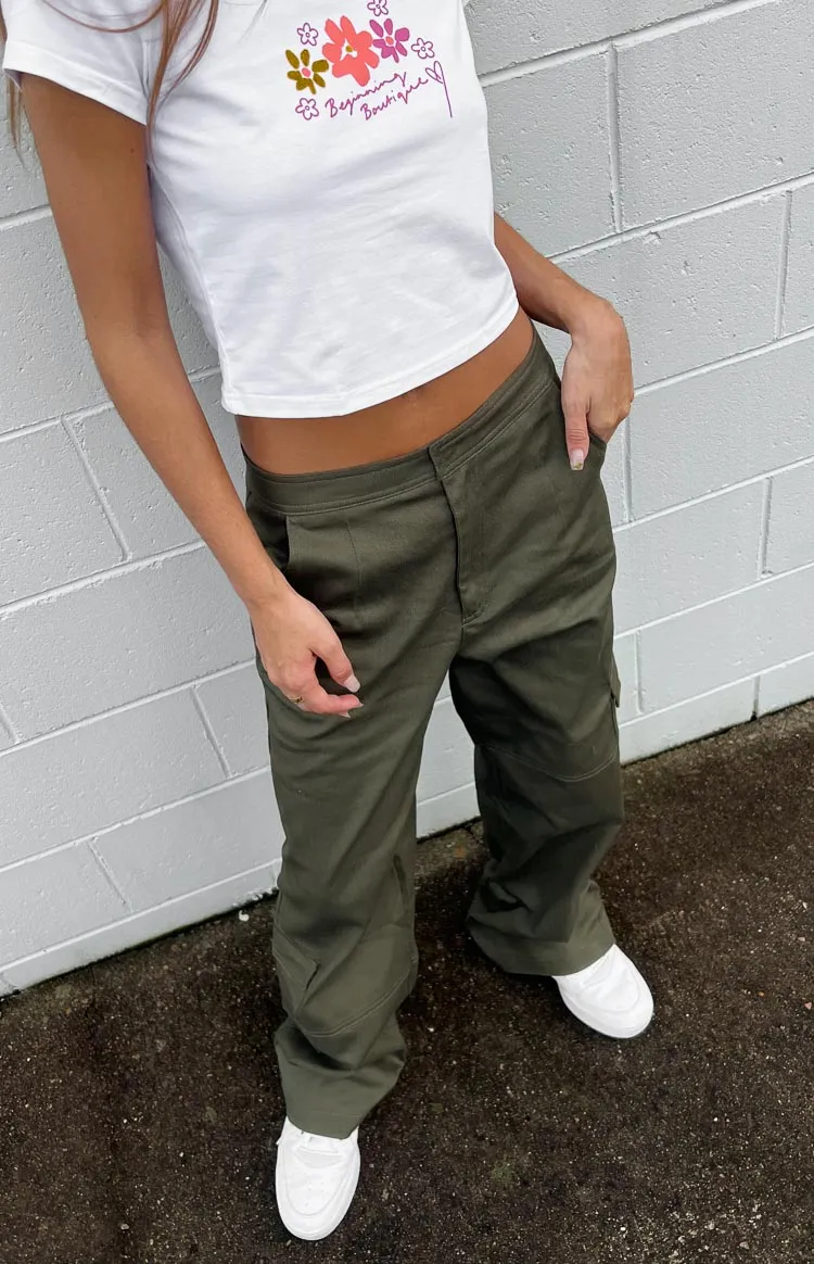 Josie Khaki Cargo Pants