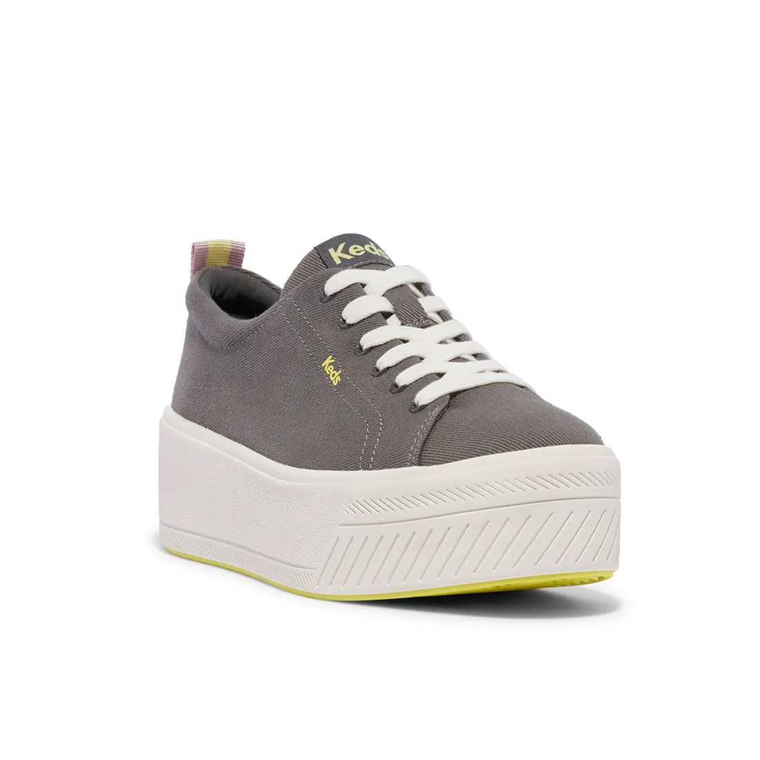 Keds Womens' Skyler Heavy Twill Sneaker Charcoal (WF68203)