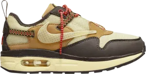 KIDS NIKE AIR MAX 1 TRAVIS SCOTT CACTUS JACK BAROQUE BROWN (PS)