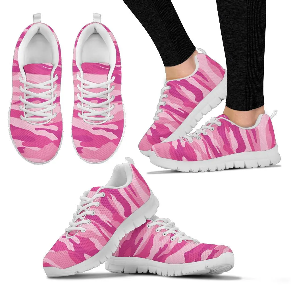 Knit Sneakers_Camo Pink_Combo