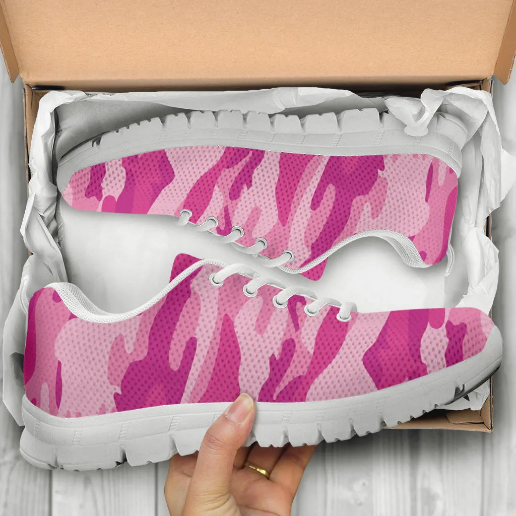 Knit Sneakers_Camo Pink_Combo