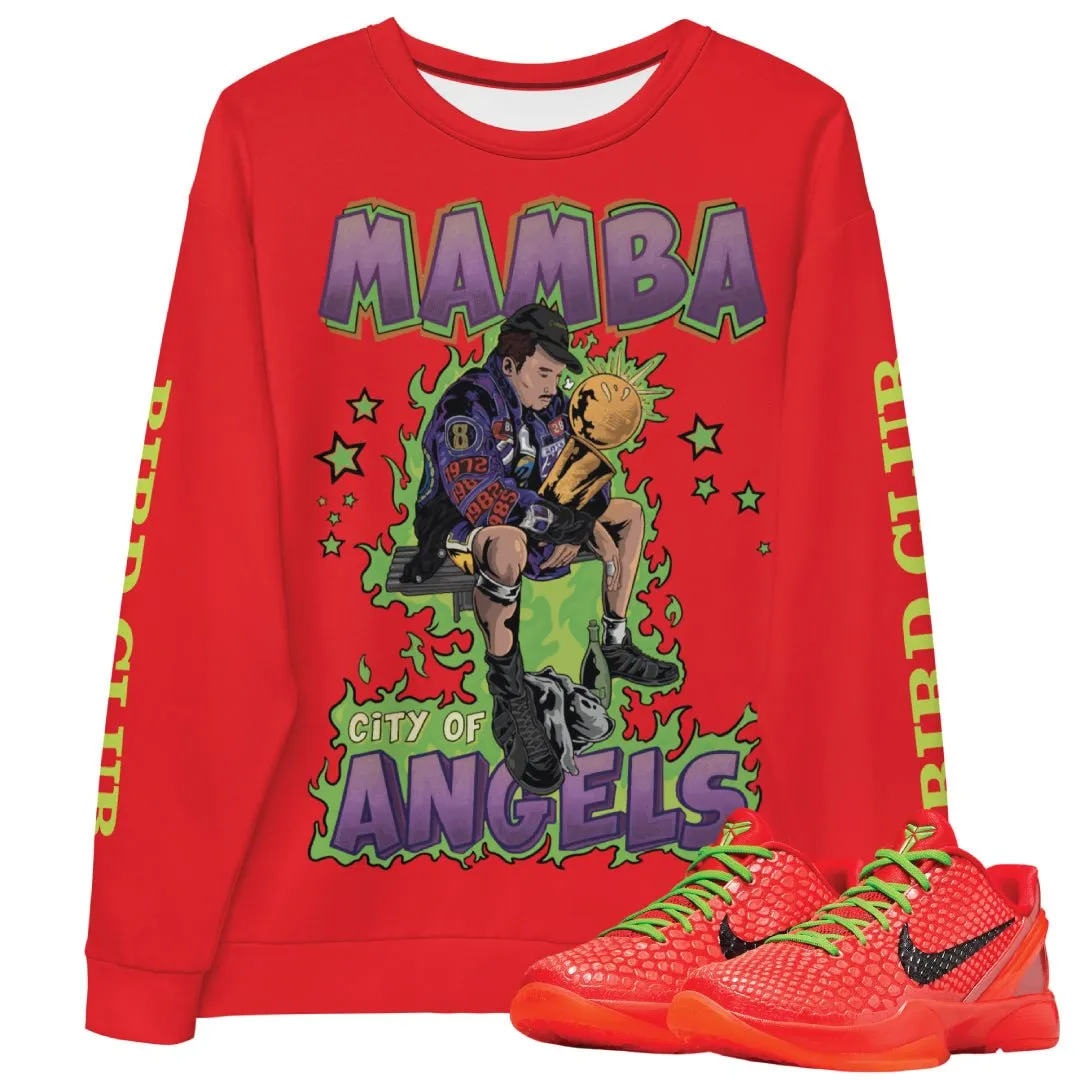 Kobe 6 Protro Reverse Grinch "Mamba" Sweatshirt