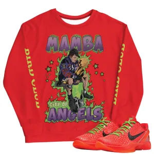 Kobe 6 Protro Reverse Grinch "Mamba" Sweatshirt