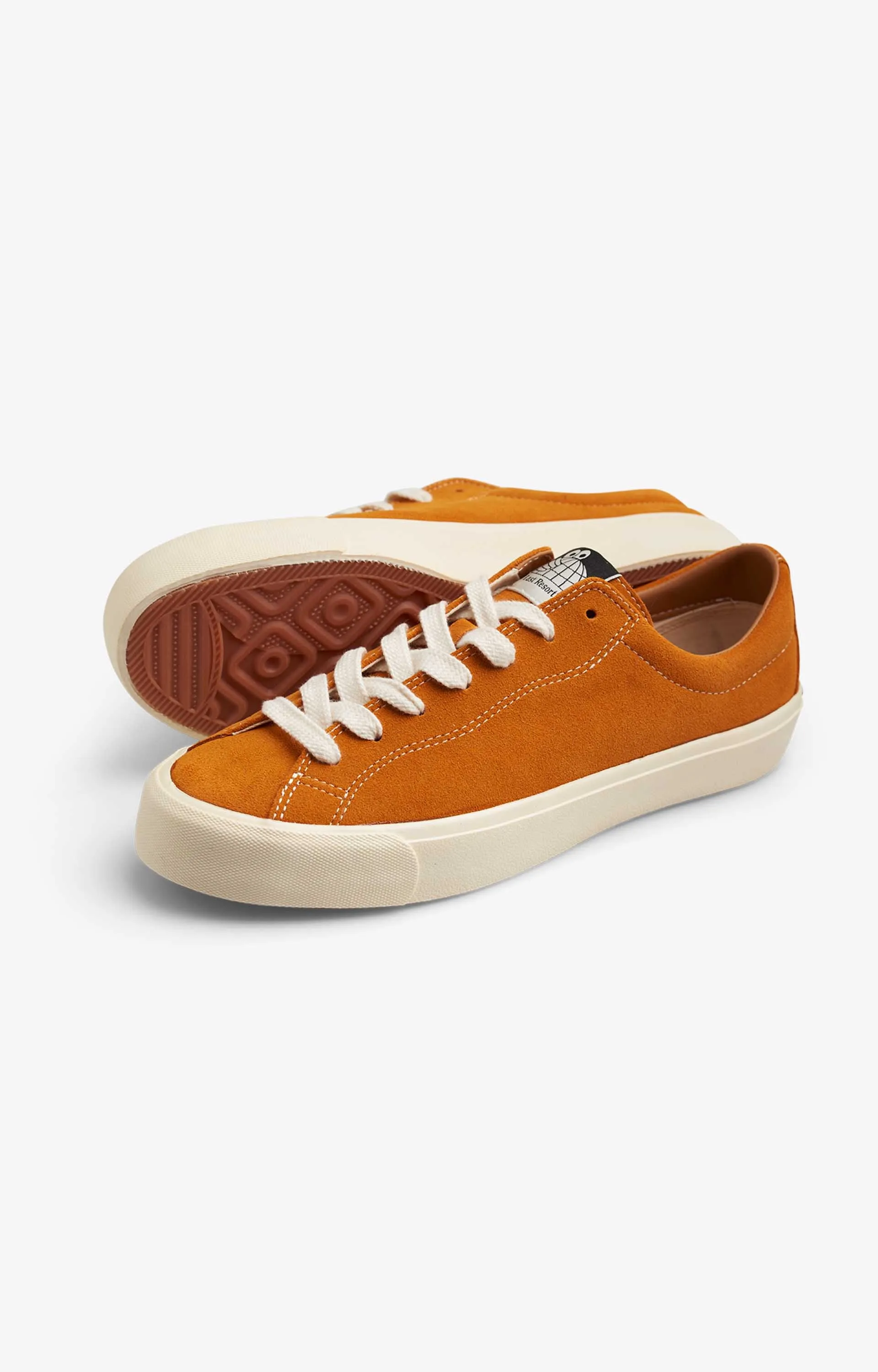 Last Resort AB Suede Lo VM003 Mens Shoe, Cheddar/White