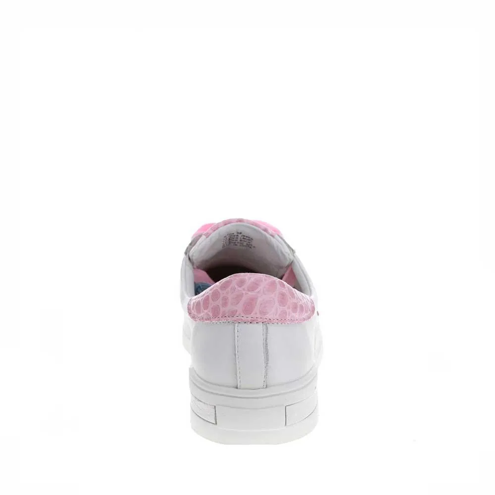 LE SANSA SAVIS WHITE/PINK CROC