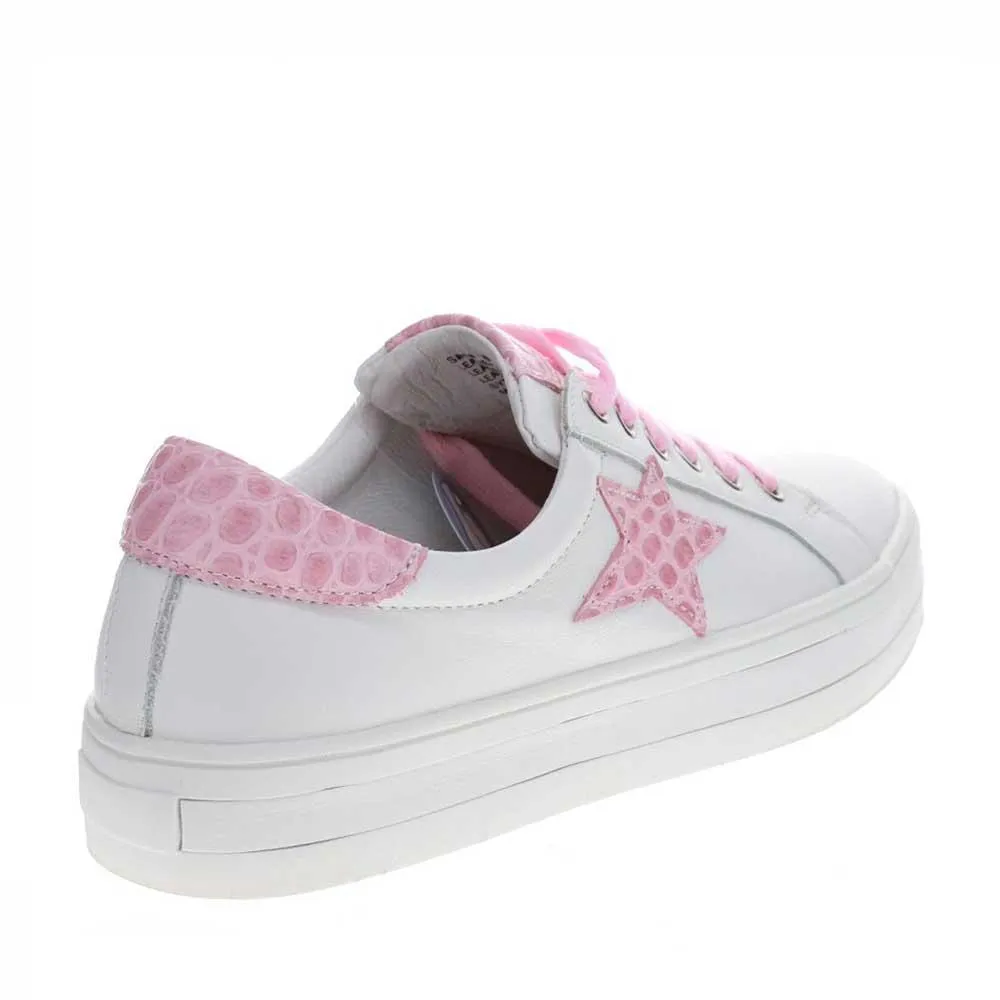 LE SANSA SAVIS WHITE/PINK CROC