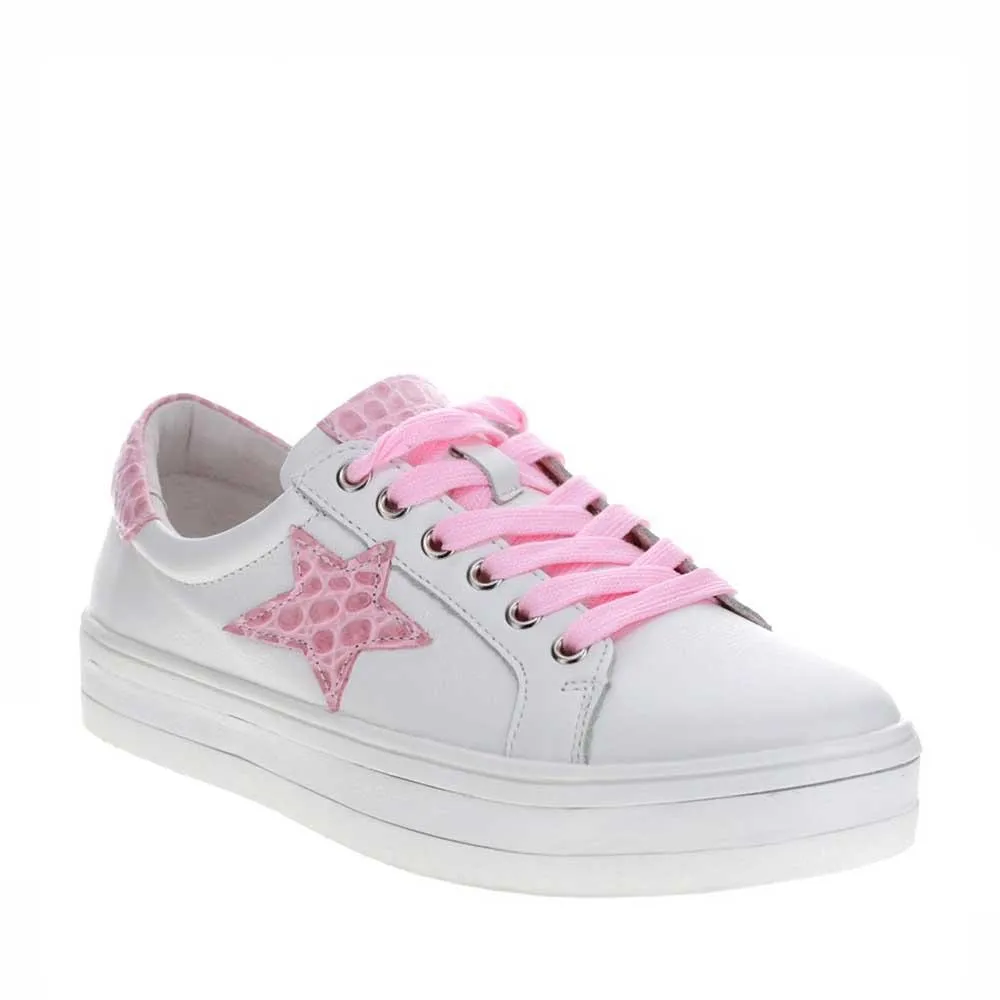 LE SANSA SAVIS WHITE/PINK CROC