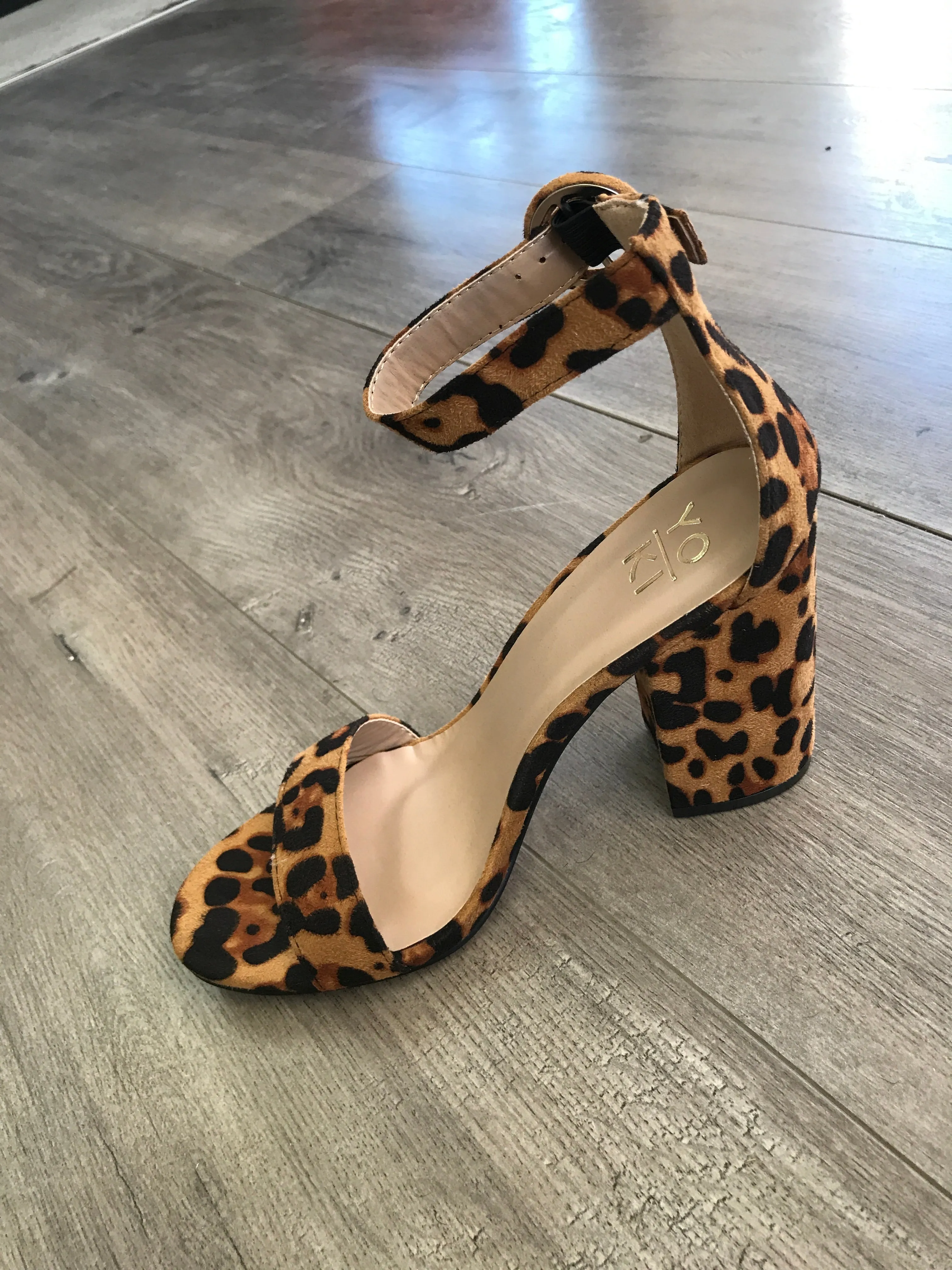 Leopard Dressy Block Heels