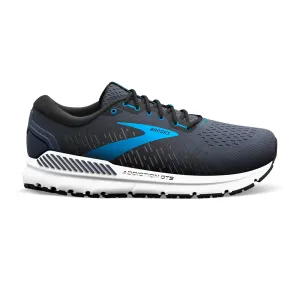 Men's Addiction GTS 15 Running Shoe- India Ink/Black/Blue- Narrow (B)