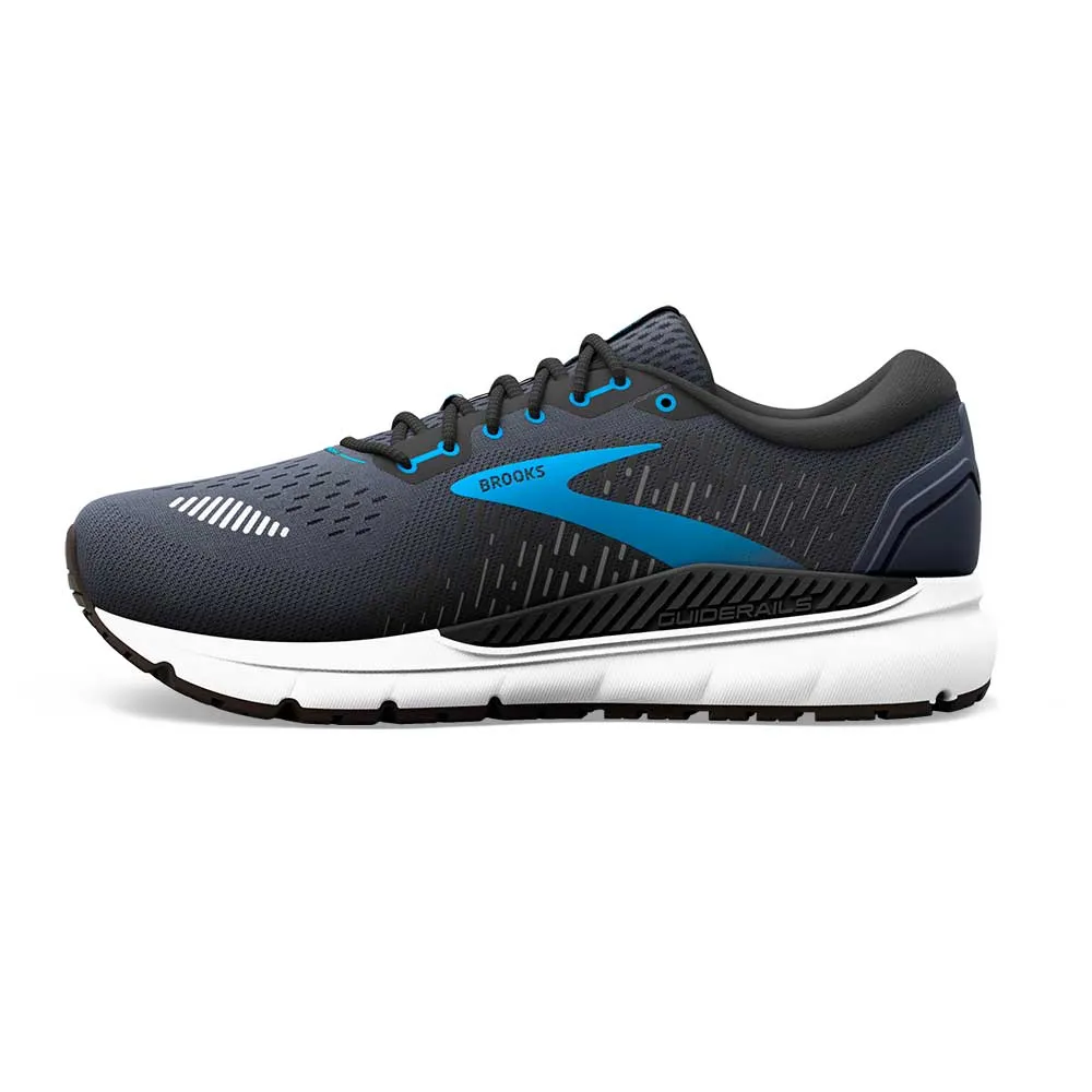 Men's Addiction GTS 15 Running Shoe- India Ink/Black/Blue- Narrow (B)