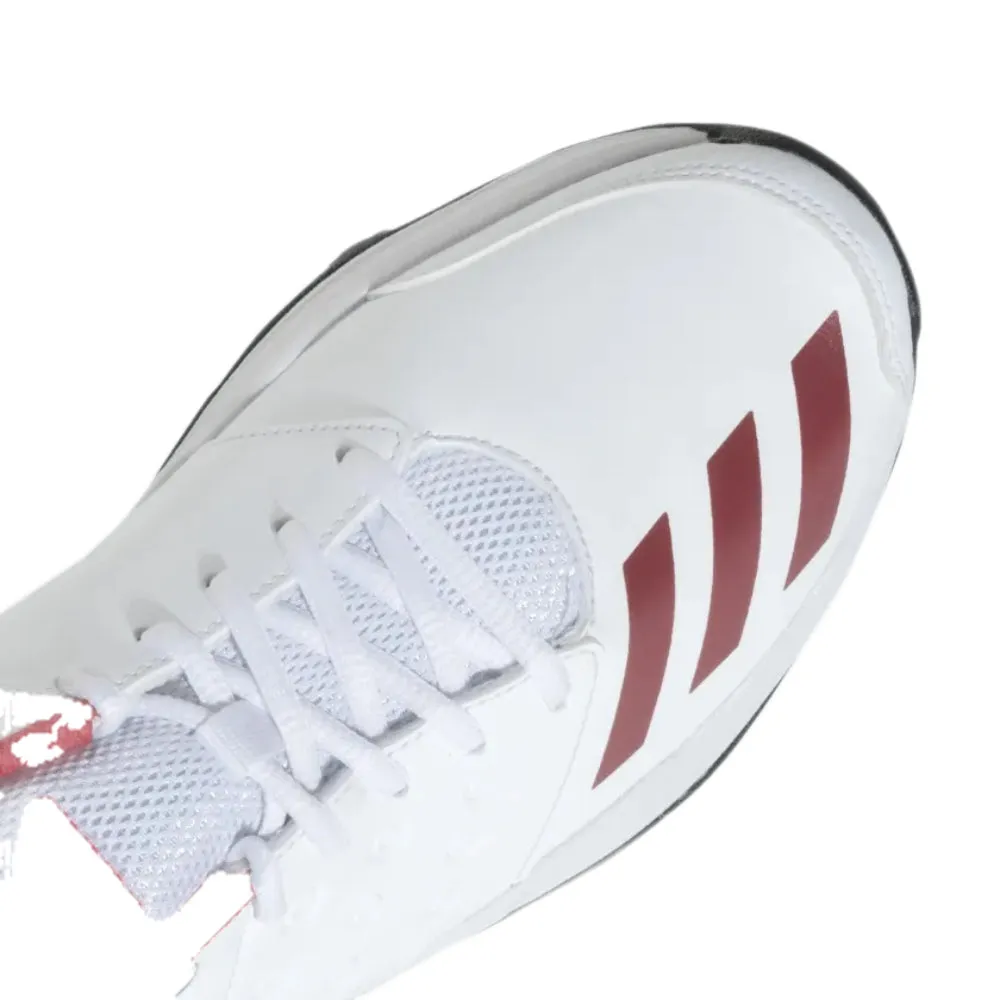 Men's Crinu 23 Cricket Shoe (Cloud White/Better Scarlet)