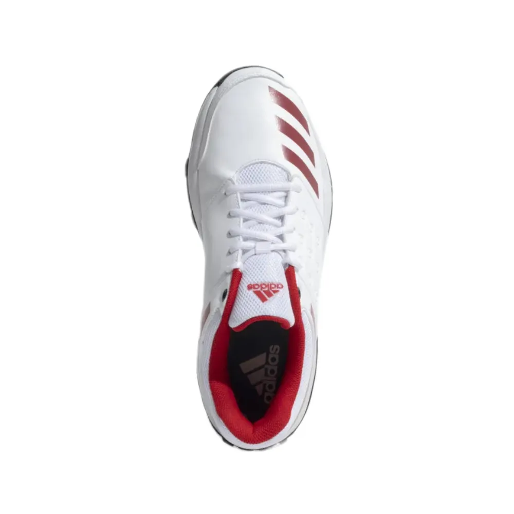 Men's Crinu 23 Cricket Shoe (Cloud White/Better Scarlet)