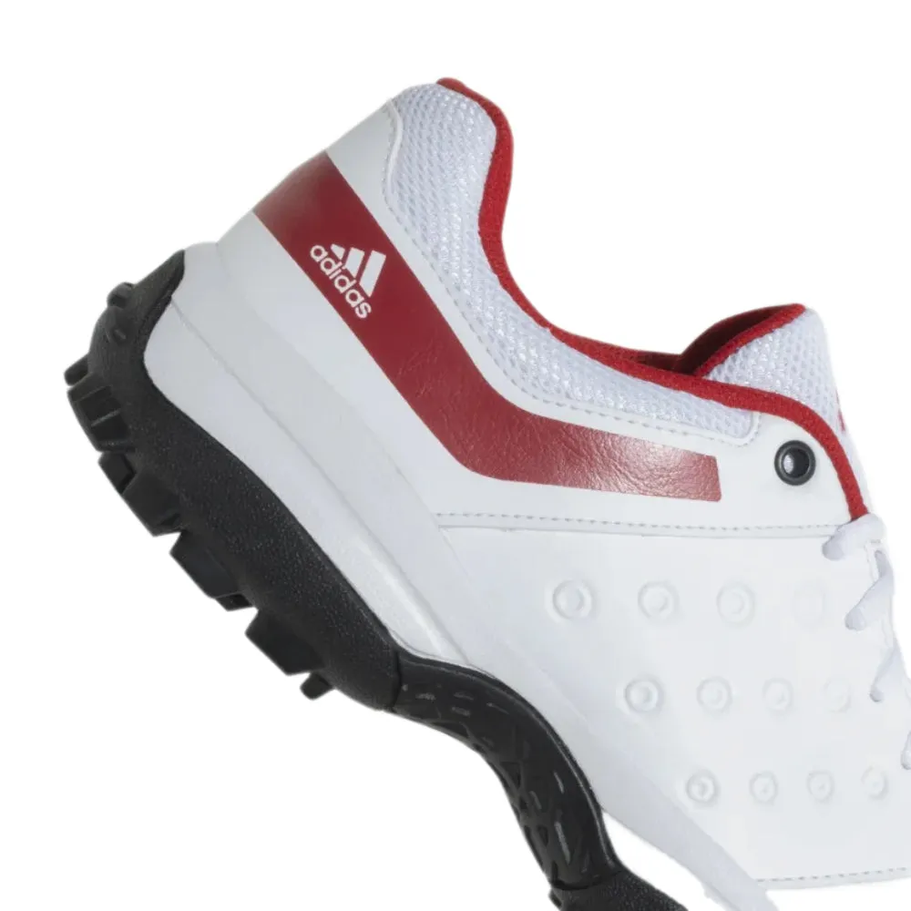 Men's Crinu 23 Cricket Shoe (Cloud White/Better Scarlet)