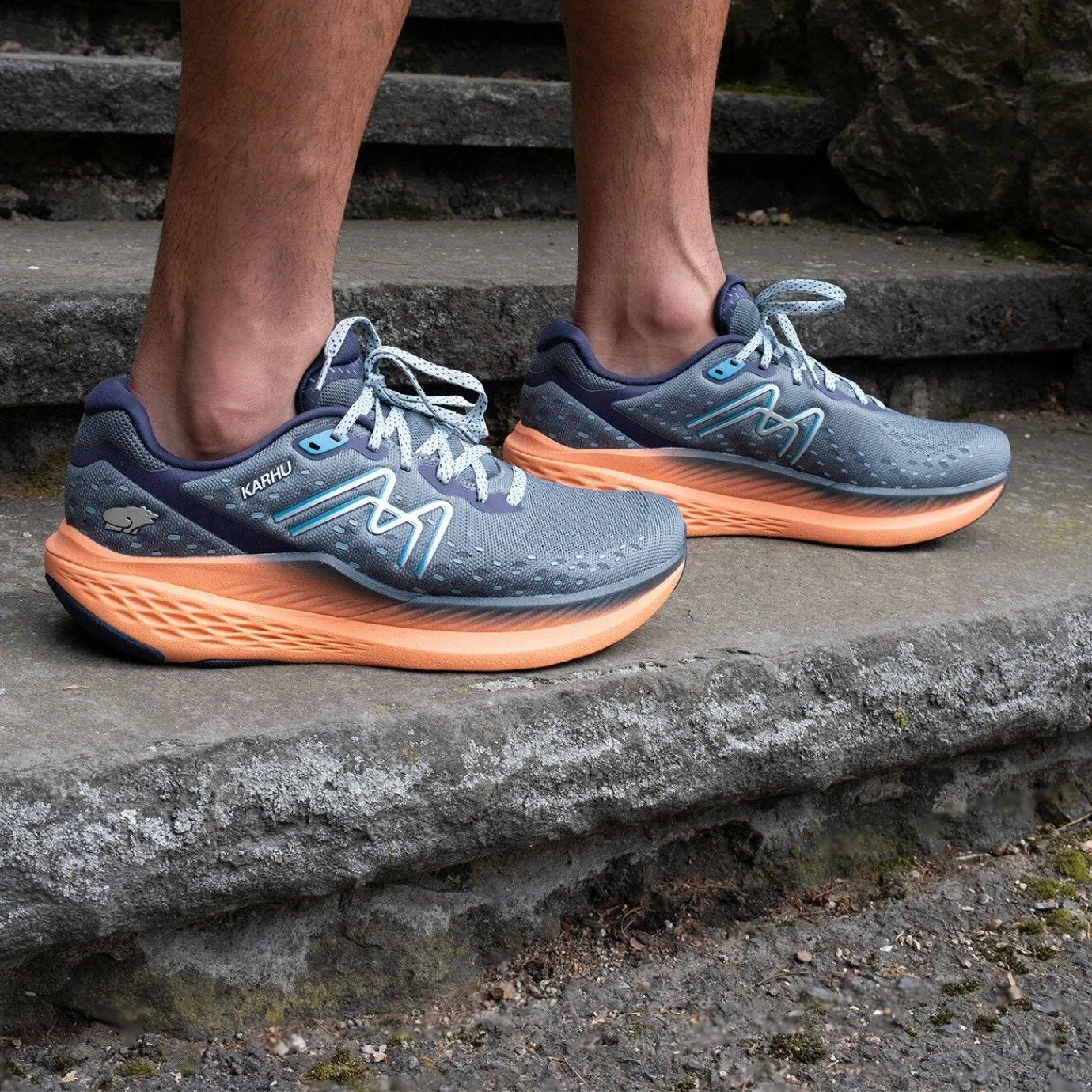 MEN'S MESTARI RUN - STORMY WEATHER / TANGERINE