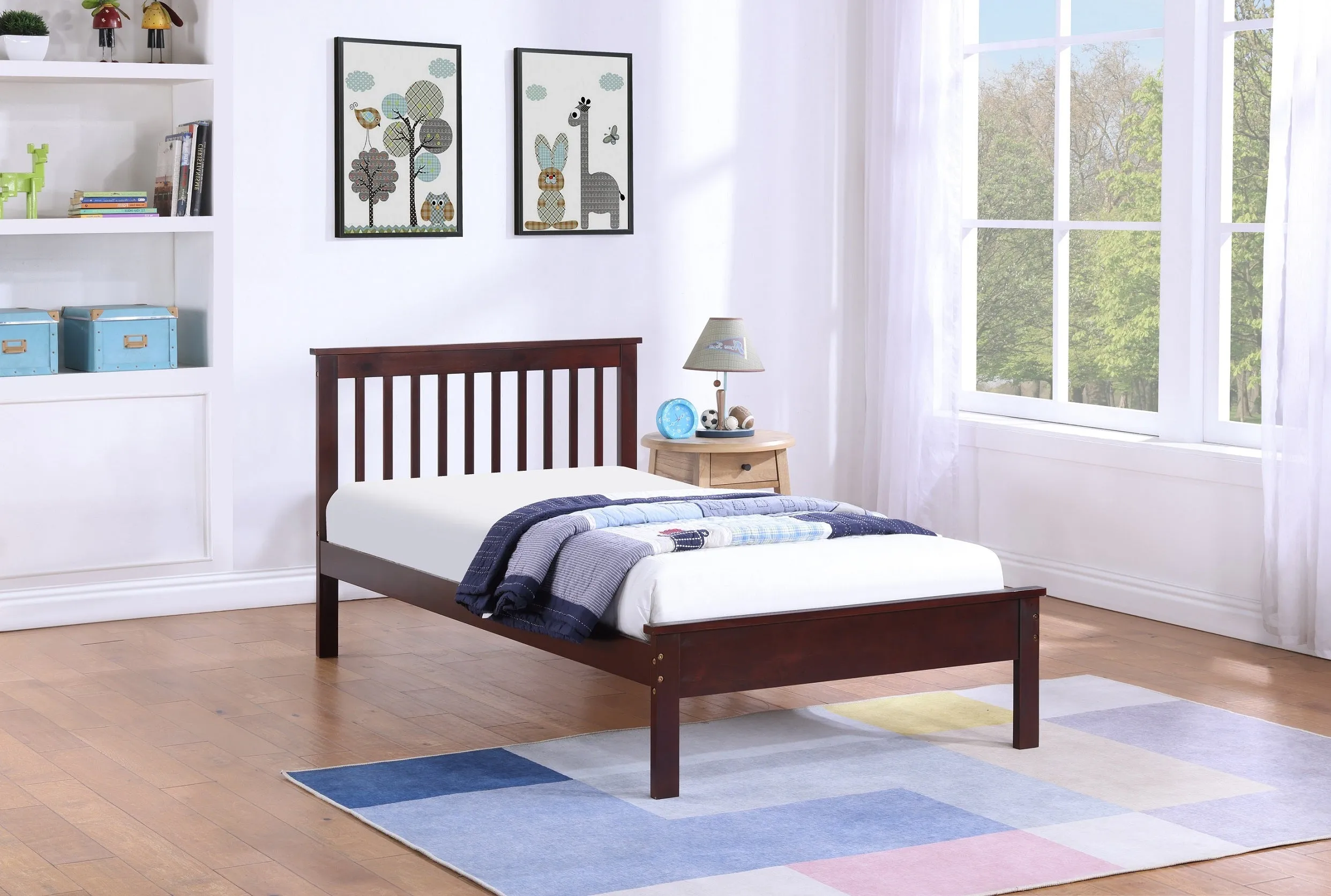 MissionHaven All-in-One Platform Bed - Espresso