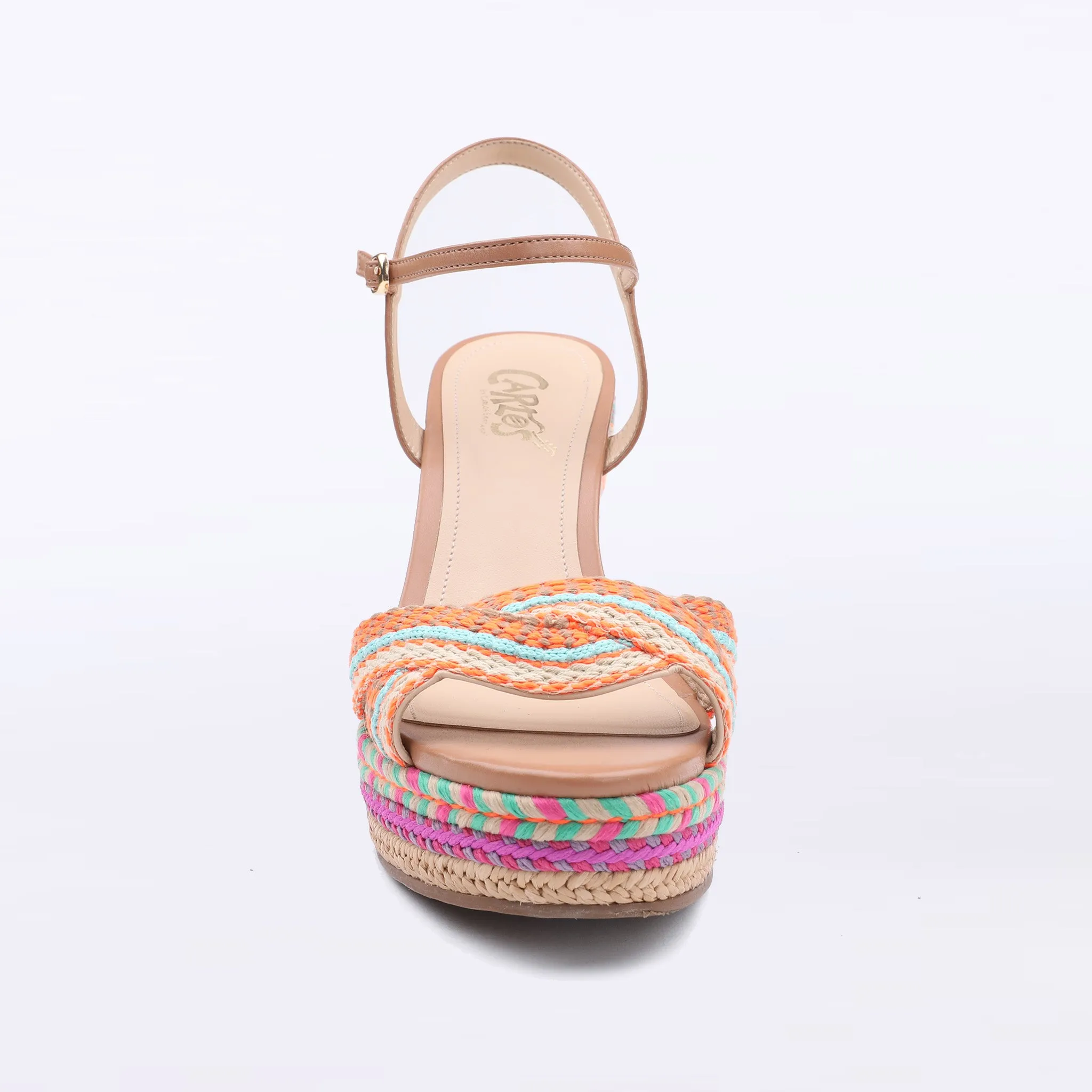 MOVE - Natural Raffia Wedge Sandal