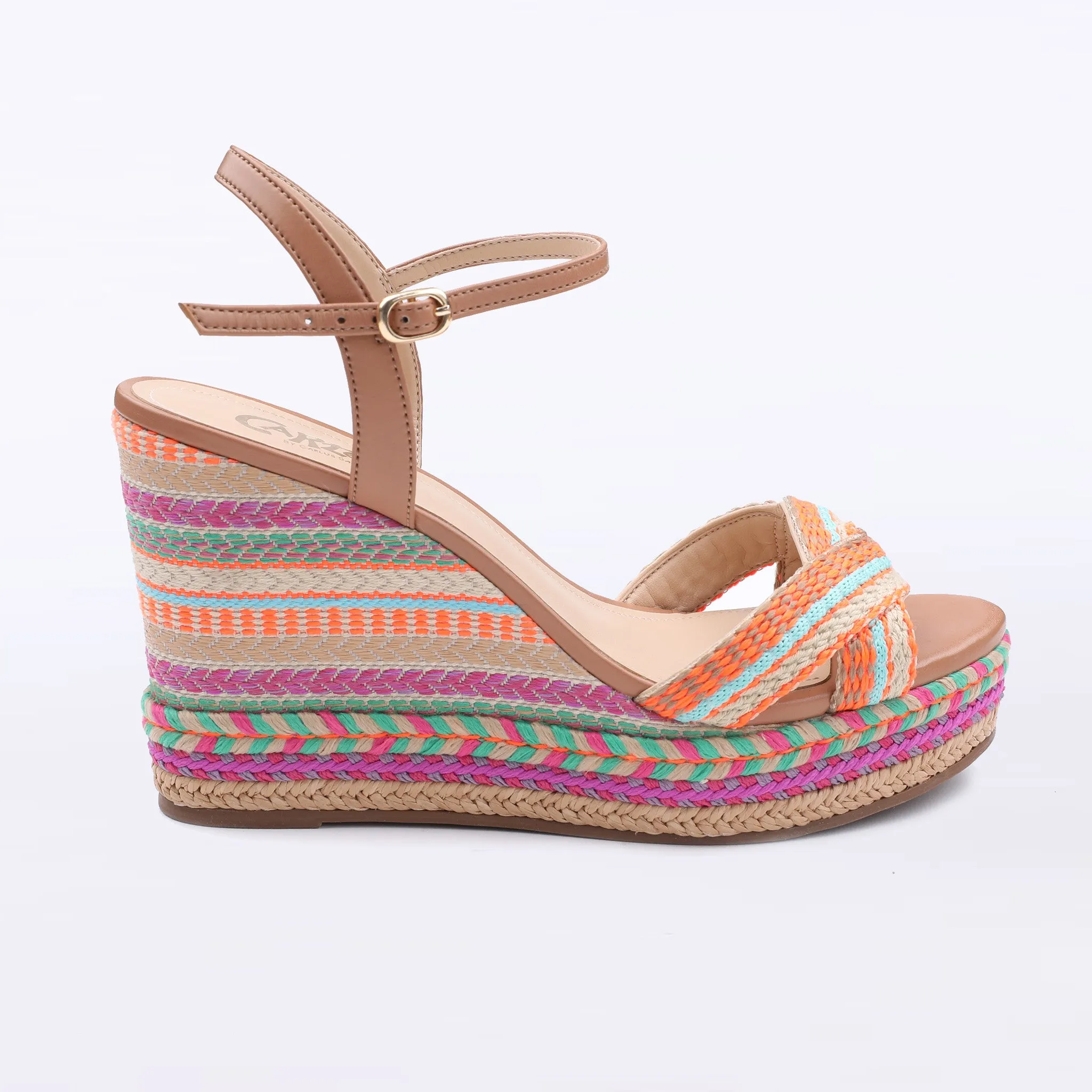 MOVE - Natural Raffia Wedge Sandal