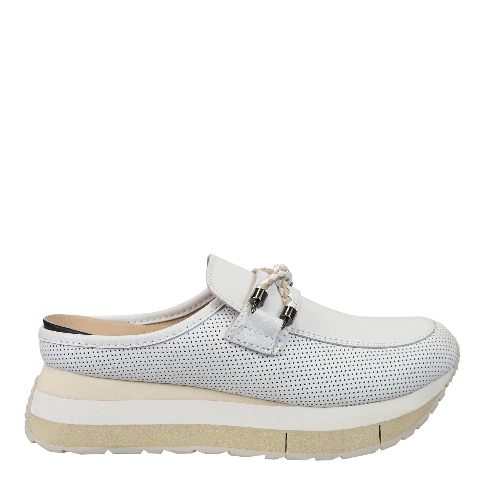 Naked Feet: POLO in WHITE Platform Sneakers