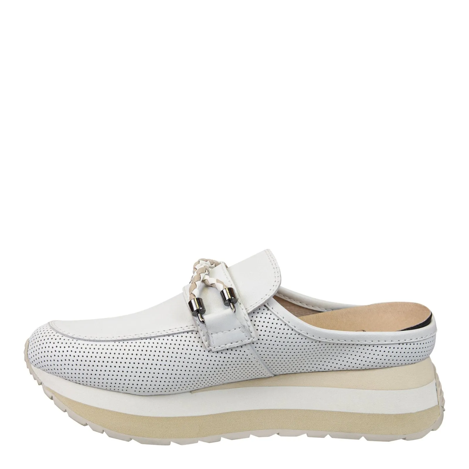 Naked Feet: POLO in WHITE Platform Sneakers