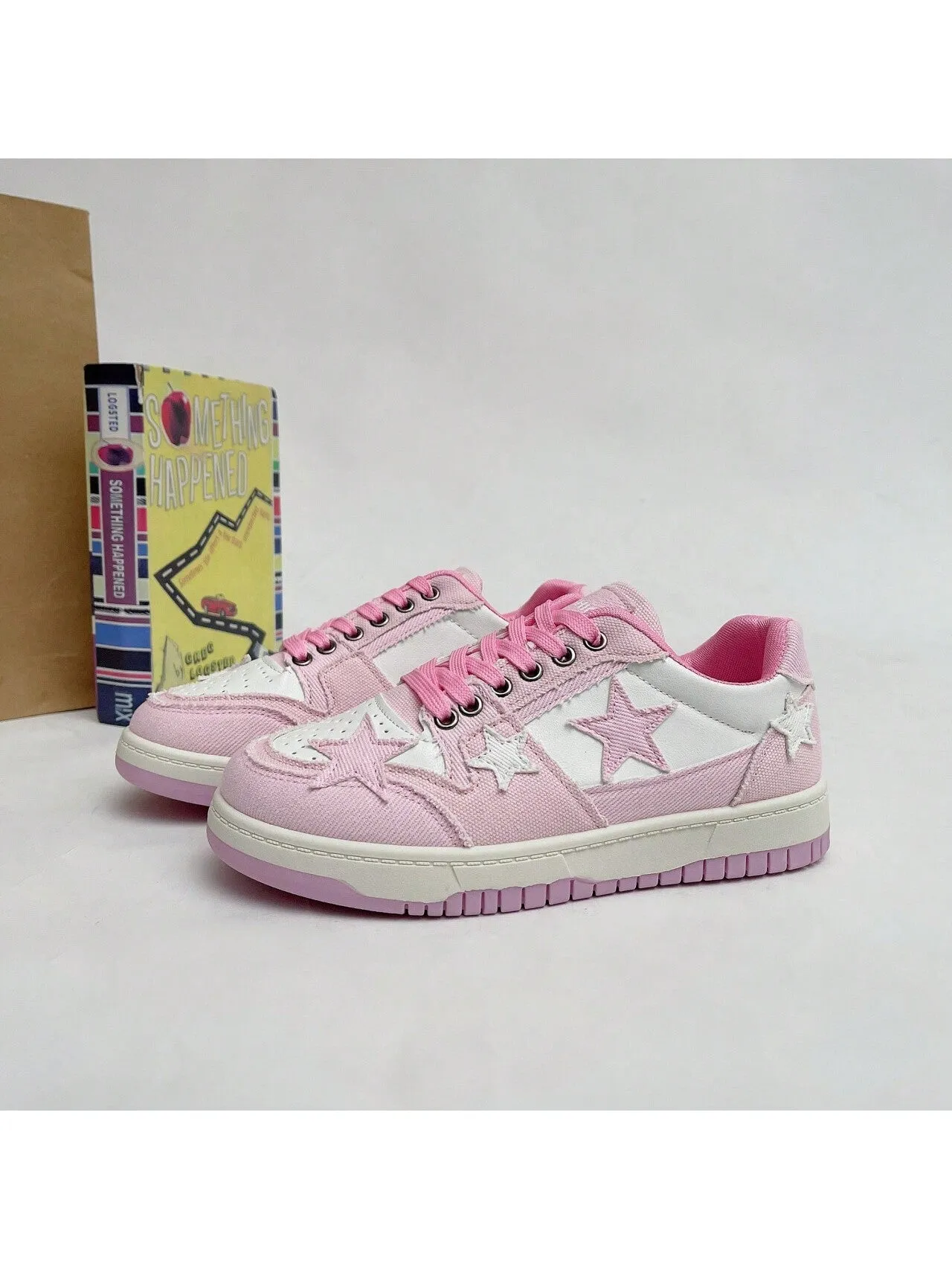 New Artistic Style Star Pattern Canvas Shoes for Women