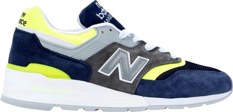 New Balance 997 Made In USA 'Blue Lime' sneakers, blue