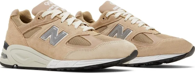 New Balance Kith x 990v2 Made in USA 'Tan' Sneakers, Tan