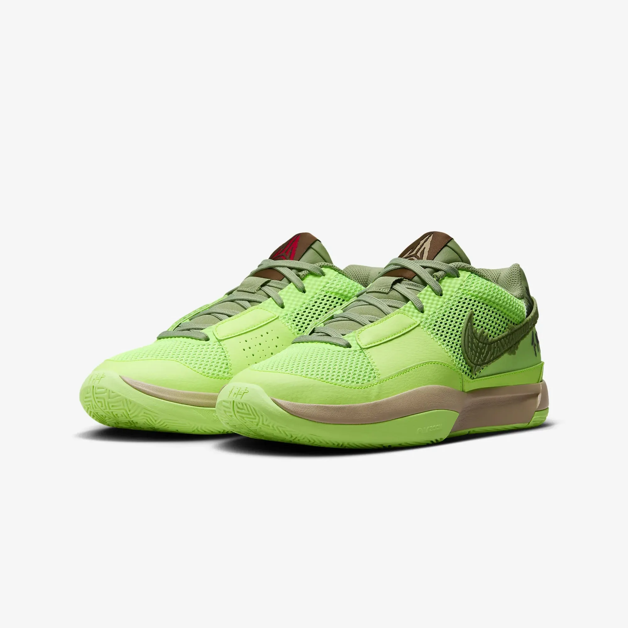 Nike | JA 1 NRG EP  { LIME BLAST/OIL GREEN-BLACK-HEMP