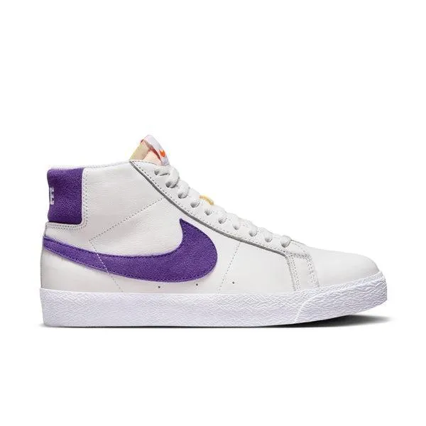 Nike SB Zoom Blazer Mid ISO "Orange Label" White - Court Purple - Gum