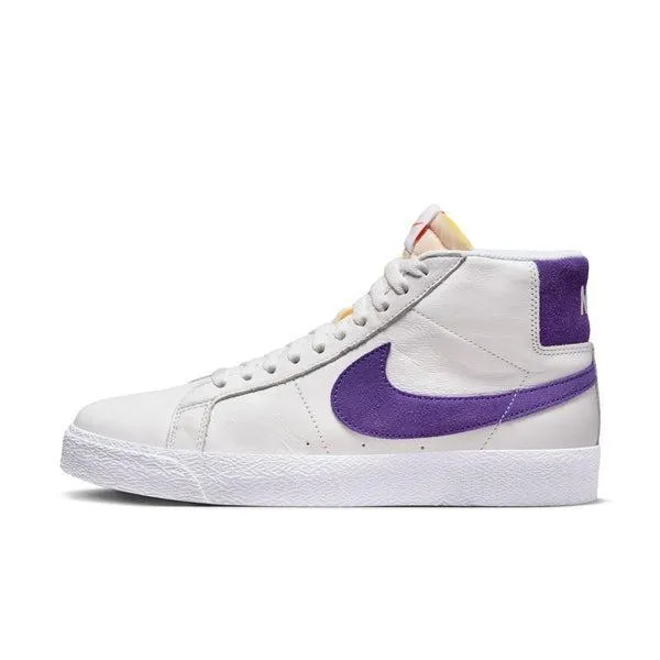 Nike SB Zoom Blazer Mid ISO "Orange Label" White - Court Purple - Gum