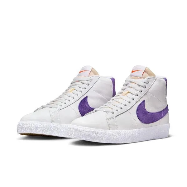 Nike SB Zoom Blazer Mid ISO "Orange Label" White - Court Purple - Gum