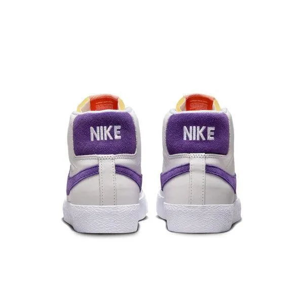 Nike SB Zoom Blazer Mid ISO "Orange Label" White - Court Purple - Gum