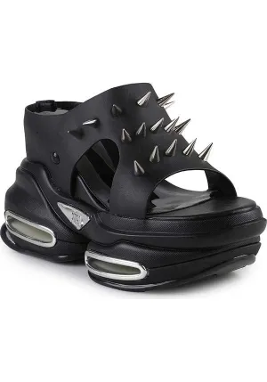 Ninja Fruit-01 [Black] | PLATFORM SANDALS*