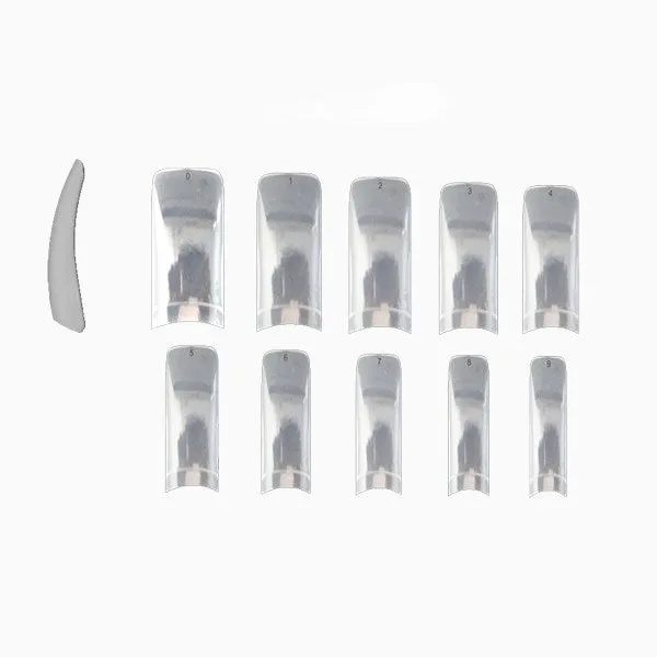 NSI Classic Clear Nail Tips - 100 Pieces