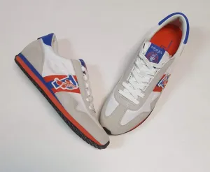 Nwt Polo Ralph Lauren White/Orange/Grey  P-Wing Sneakers