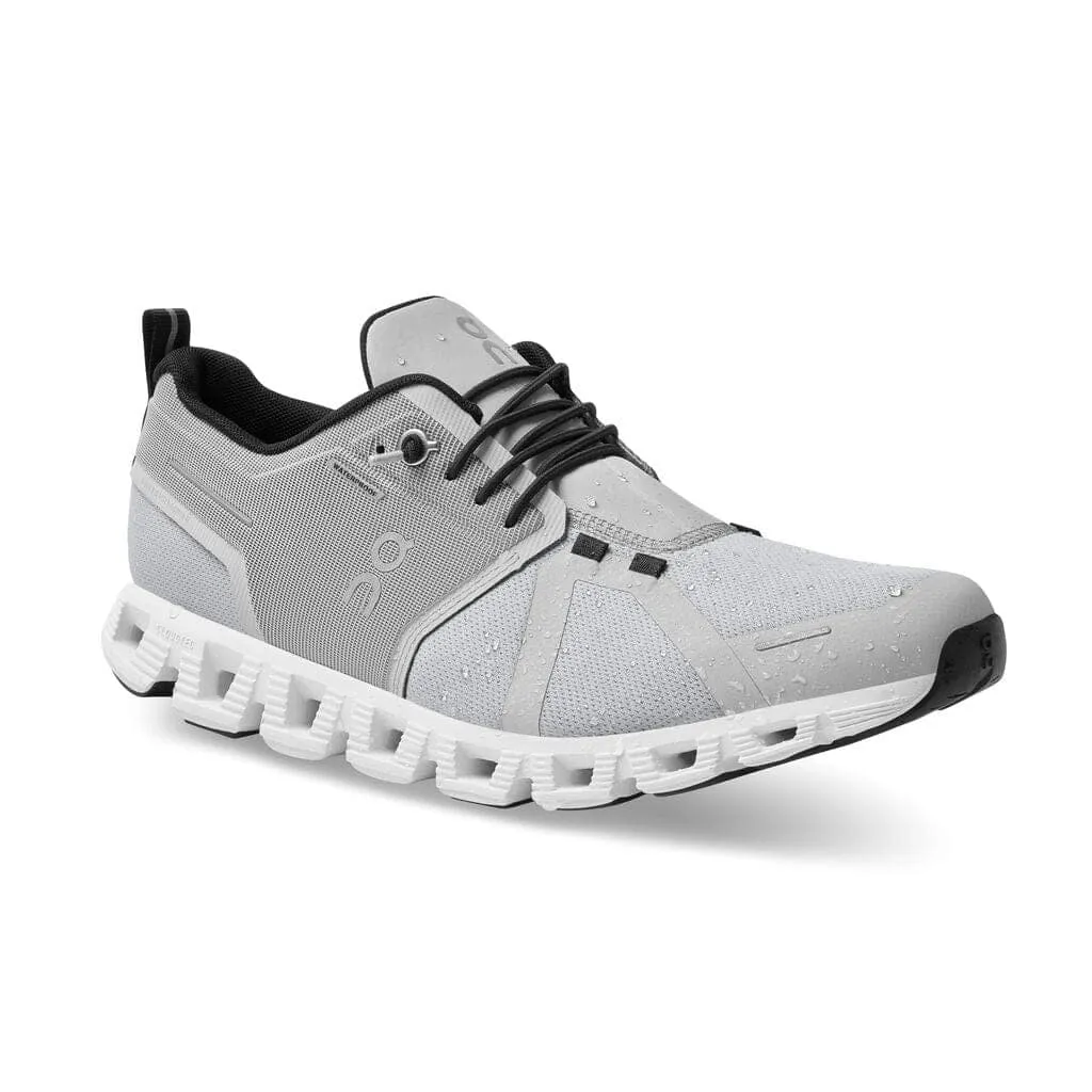 On Running Cloud 5 Waterproof (Women's) - Glacier/White