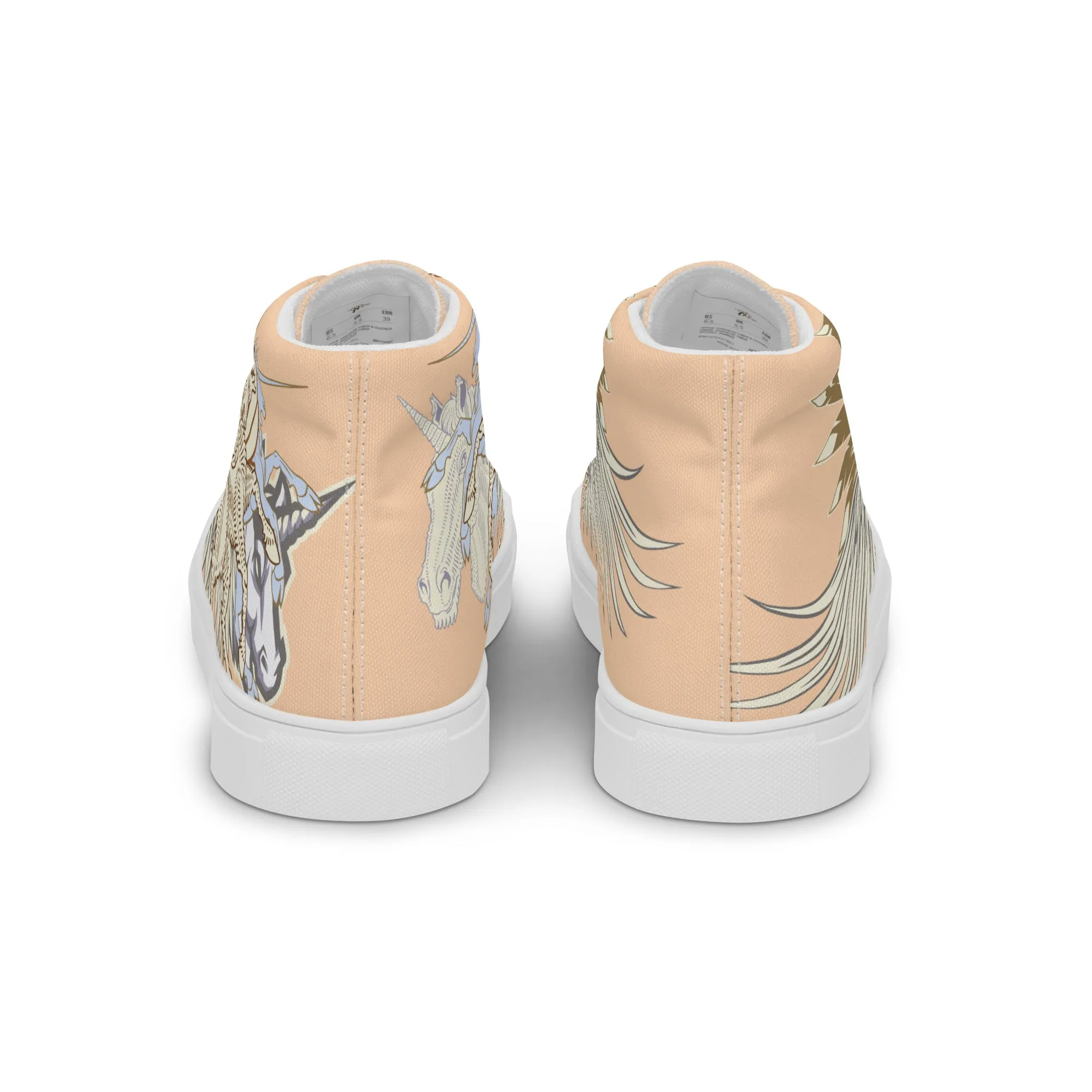 Pegasus Foemina high top canvas shoes