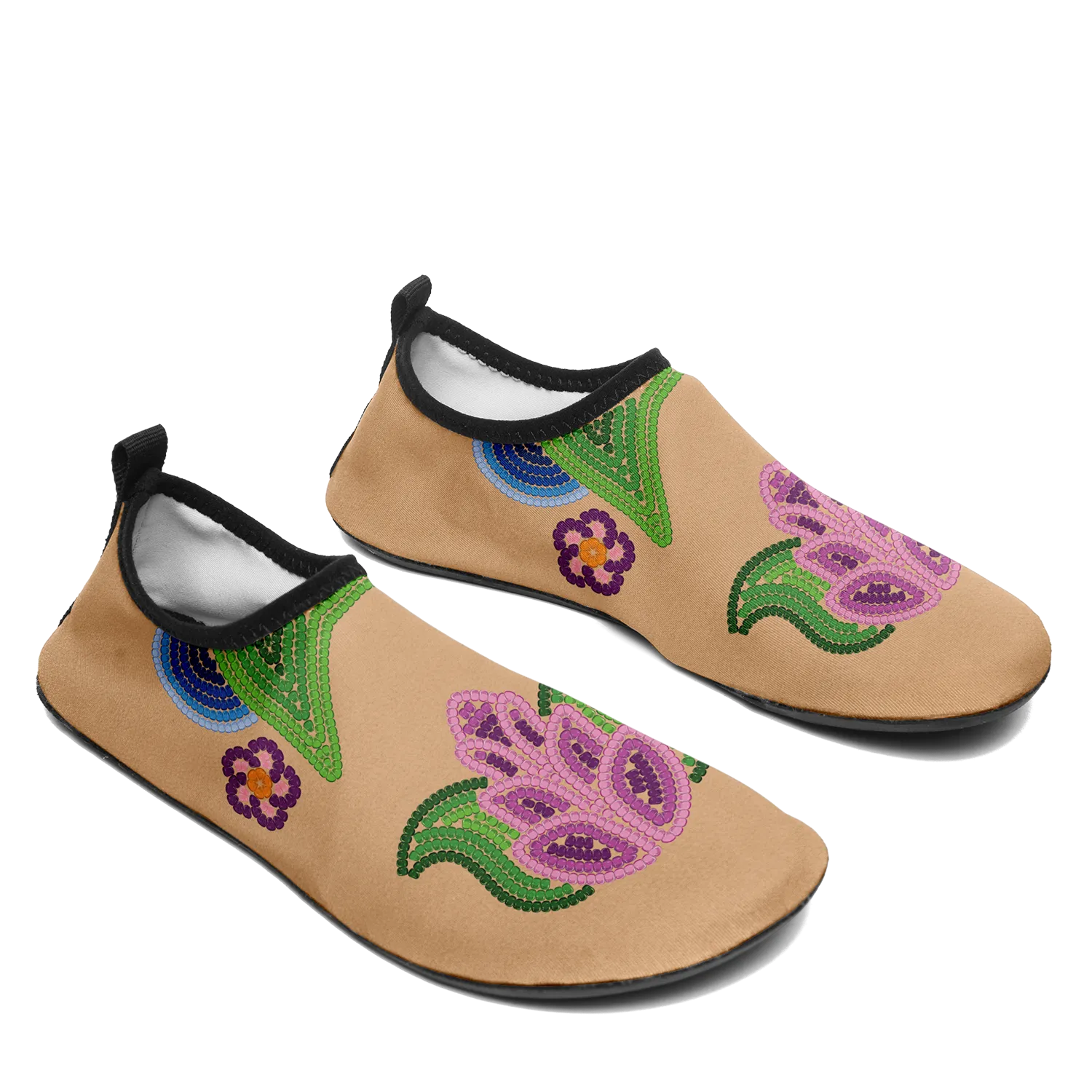 Petal Perfection 2 Kid's Sockamoccs Slip On Shoes