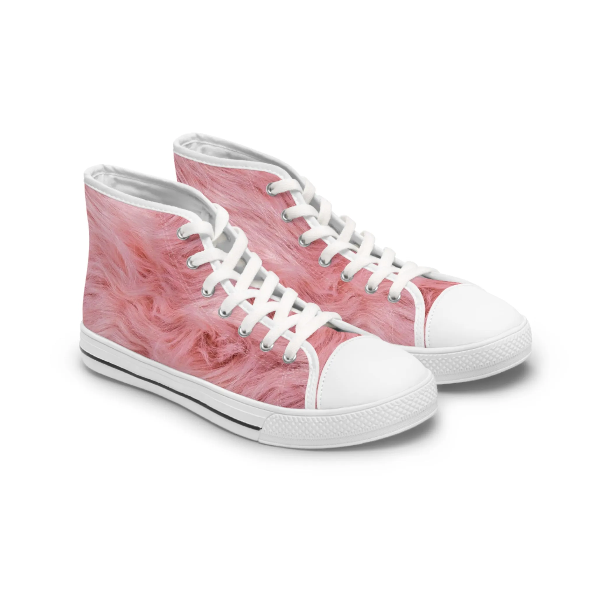 Pink Teddy - Inovax Women's Hight Top Sneakers