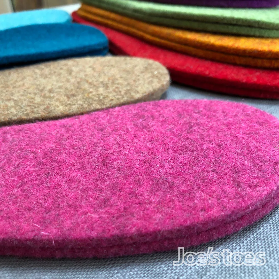 Poddy & Black Wool Felt Boot Liners