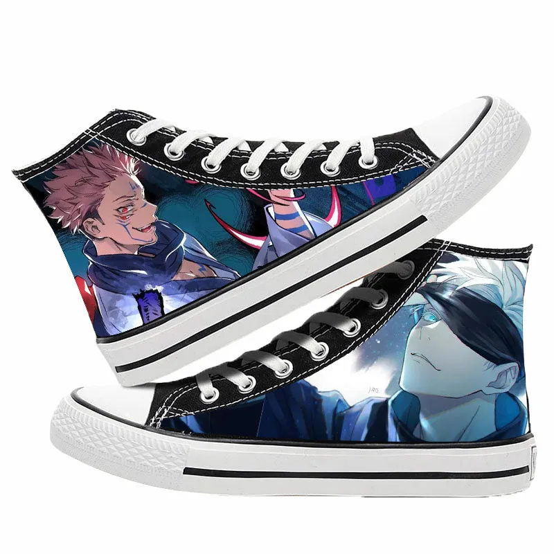 Printed Canvas Sneakers Jujutsu Kaisen Set-1 (Variants Available)