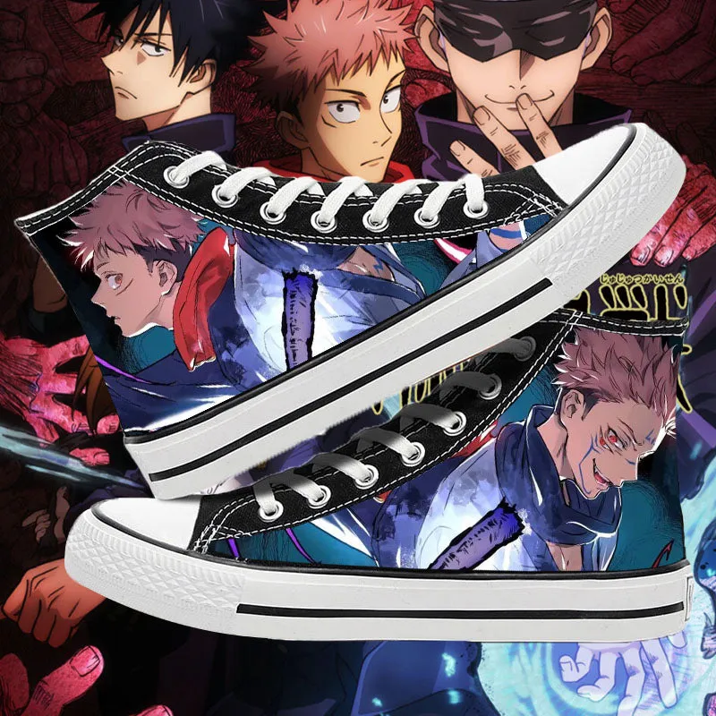 Printed Canvas Sneakers Jujutsu Kaisen Set-1 (Variants Available)