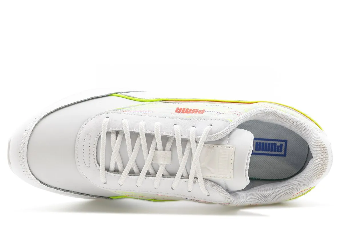 PUMA FUTURE RIDER DOUBLE SPECTRA  MEN -WHITE - SUNBLAZE