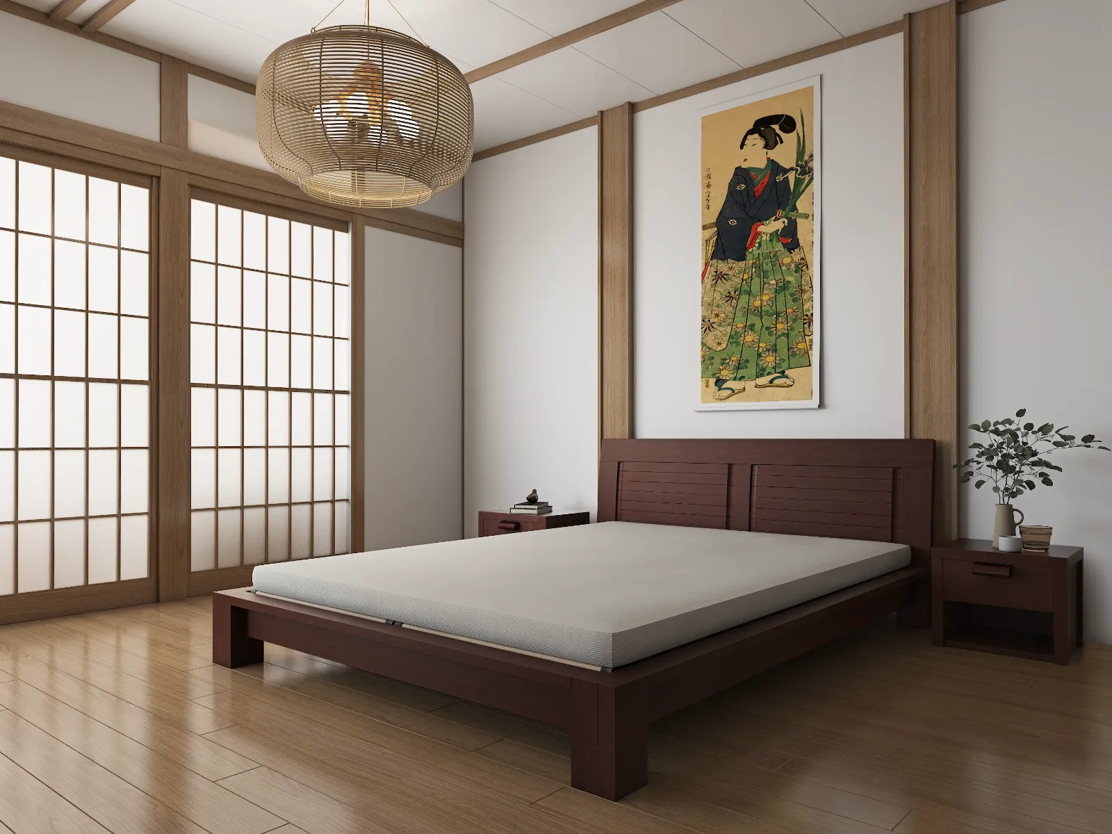 Raku Tatami Platform Bed