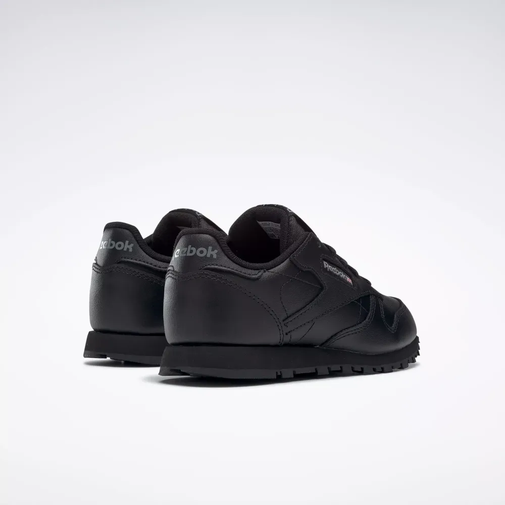 Reebok Kid's Classic Leather PS Shoes - All Black