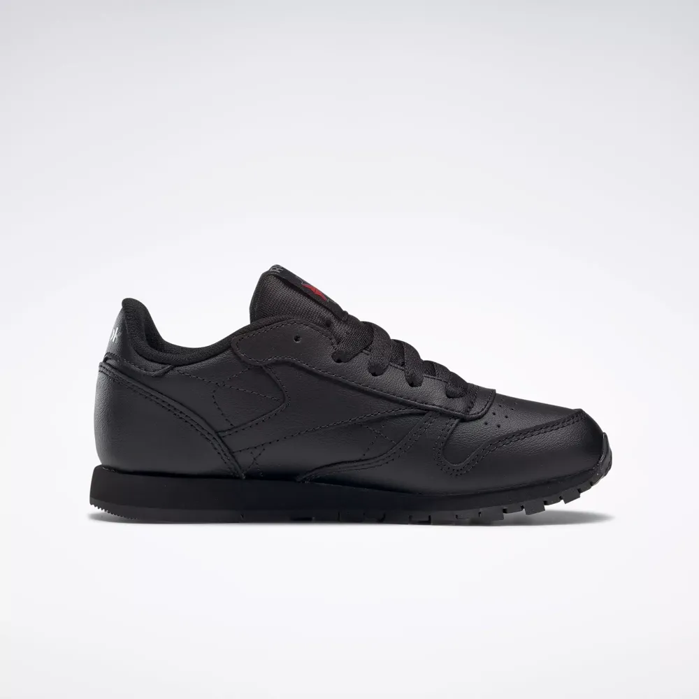 Reebok Kid's Classic Leather PS Shoes - All Black