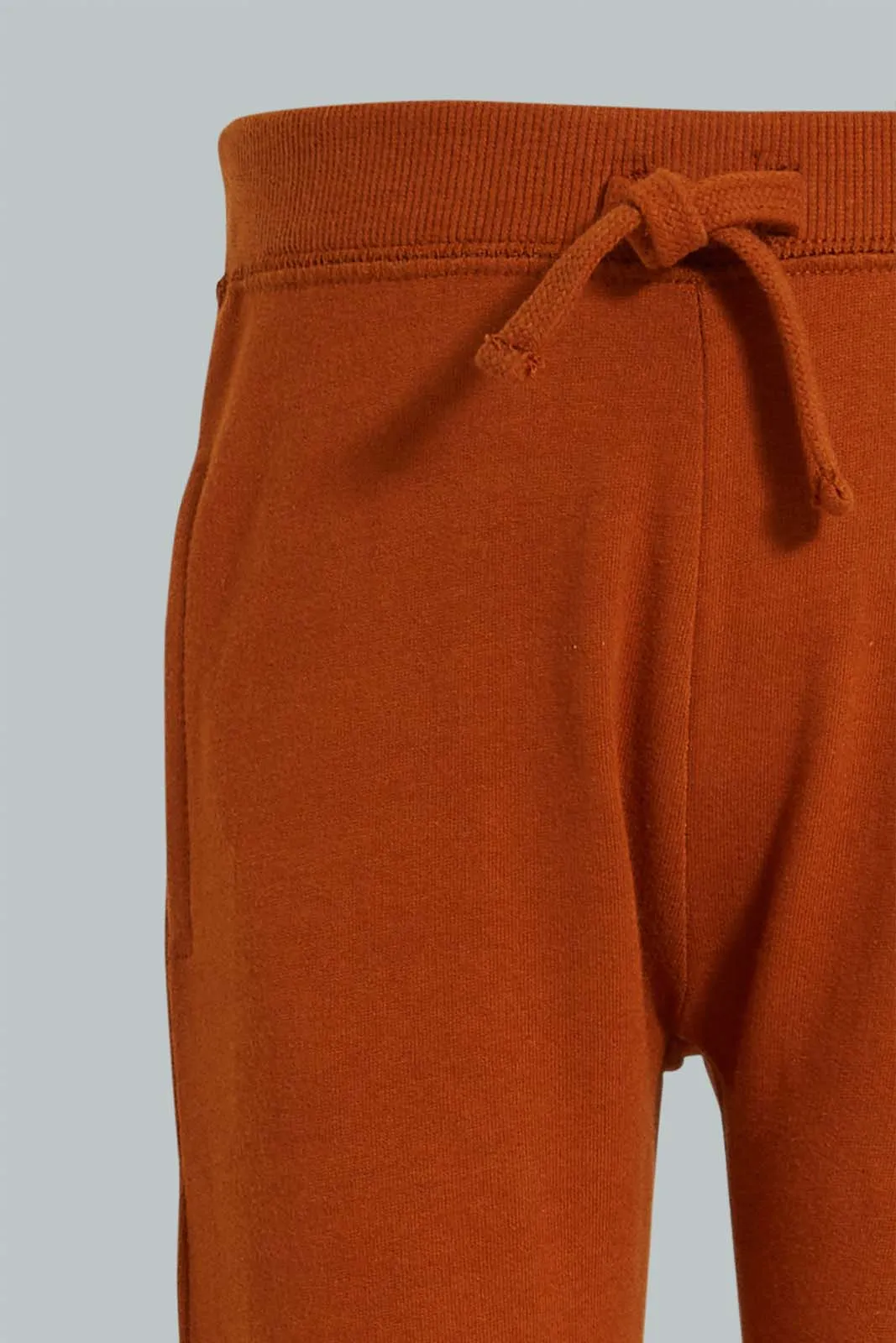 Rust Elasticated Waistband Jogger