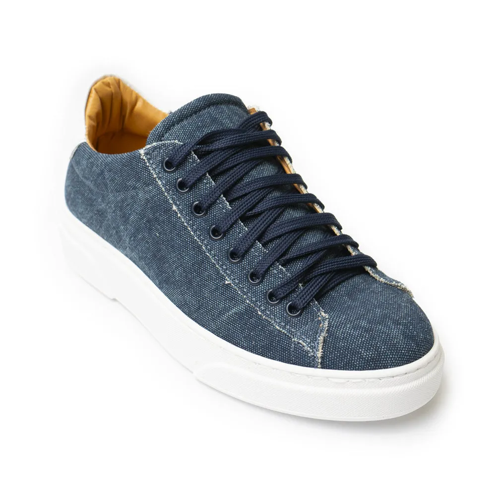 Scarpe Sneakers Jeans Suola Bianca Art. Sc84