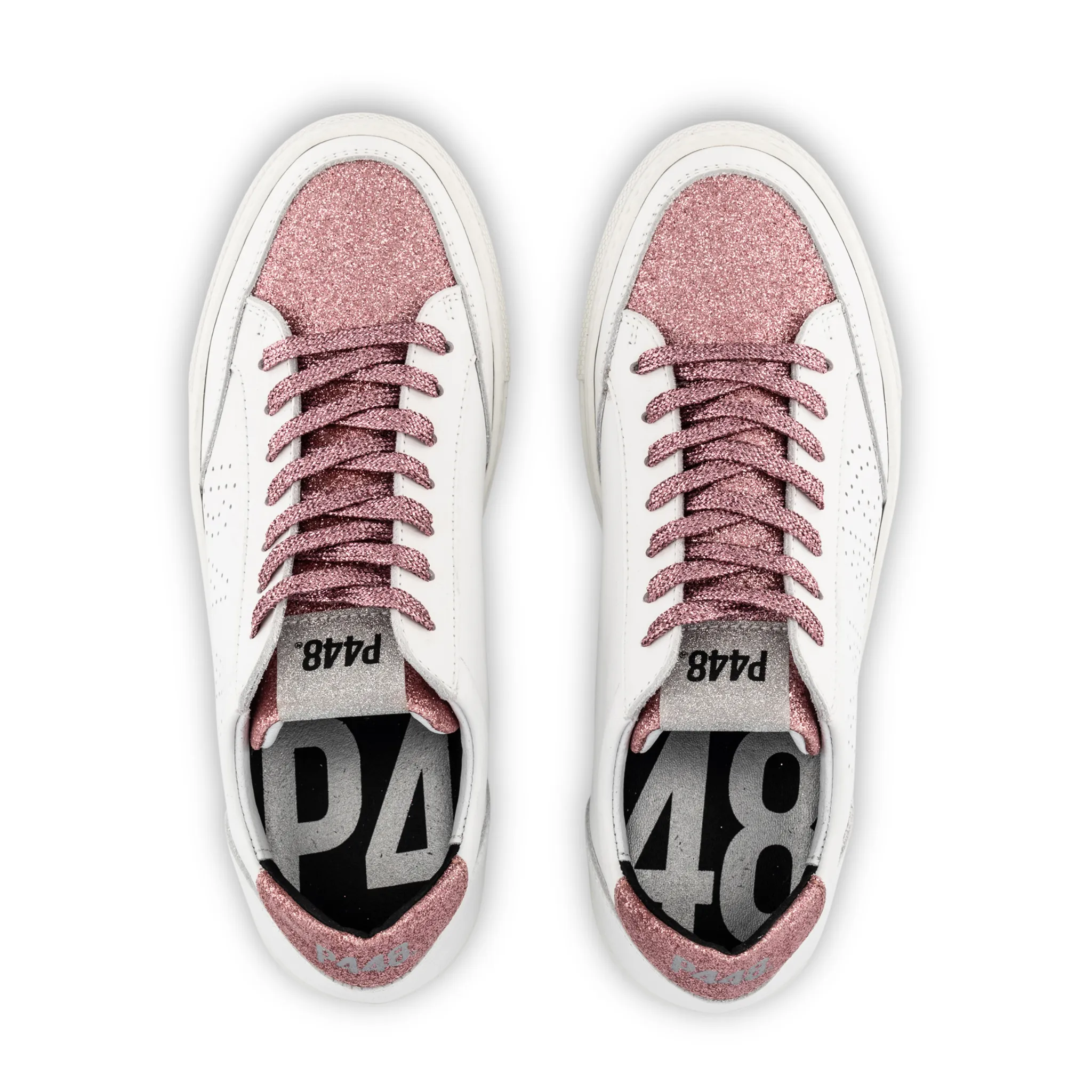 Soho Sneaker in Pink Glitter