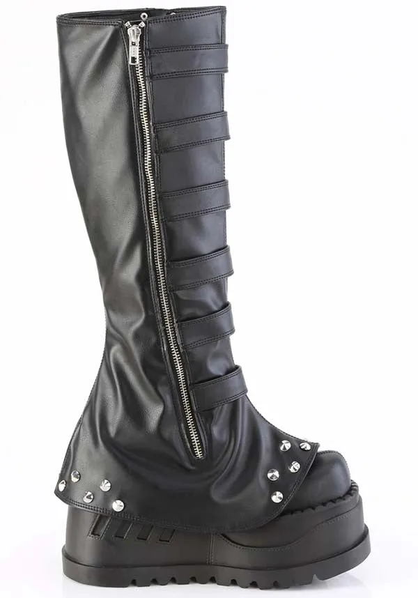 STOMP-223 [Black] | PLATFORM BOOTS [PREORDER]